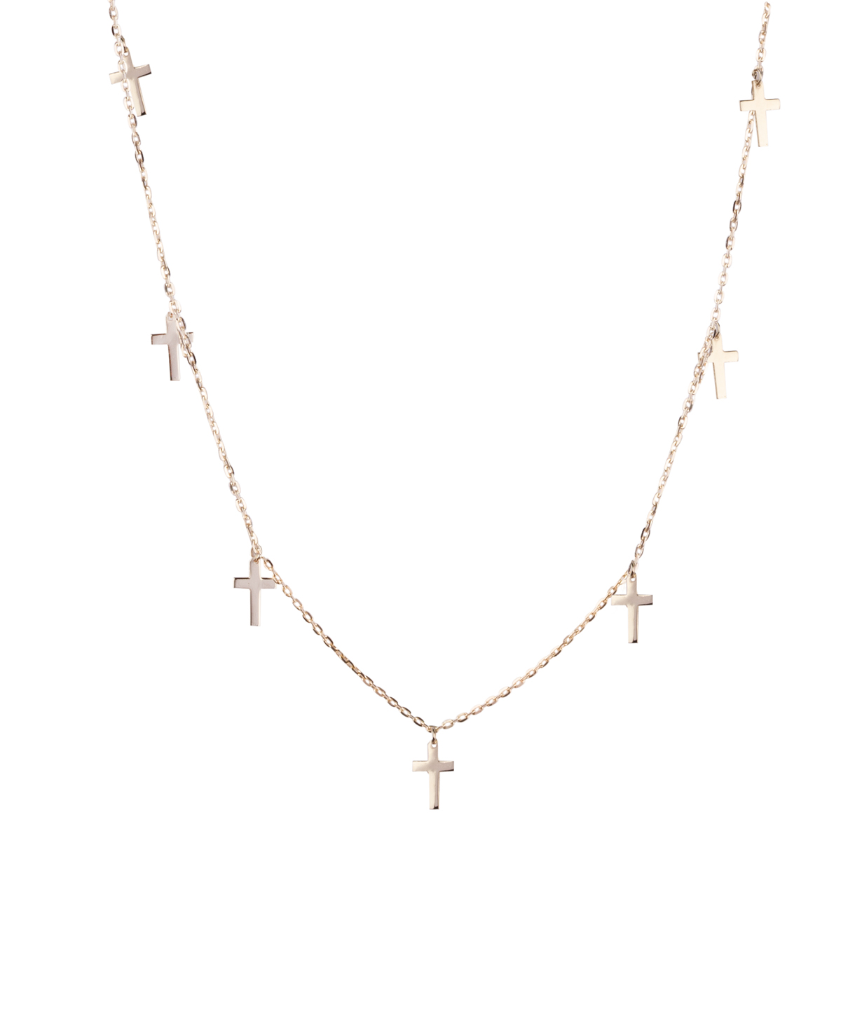 Women's necklace ''Less is more'' gold №8