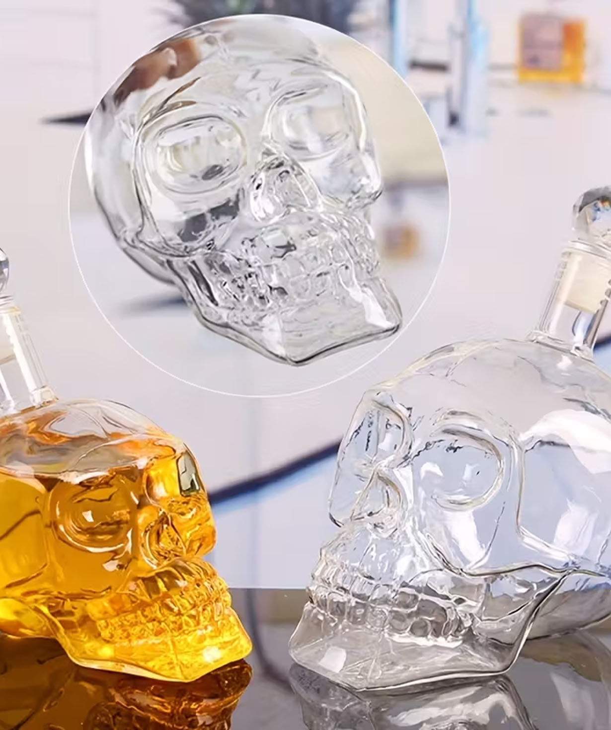 Decanter «Gift Store» skull №1224