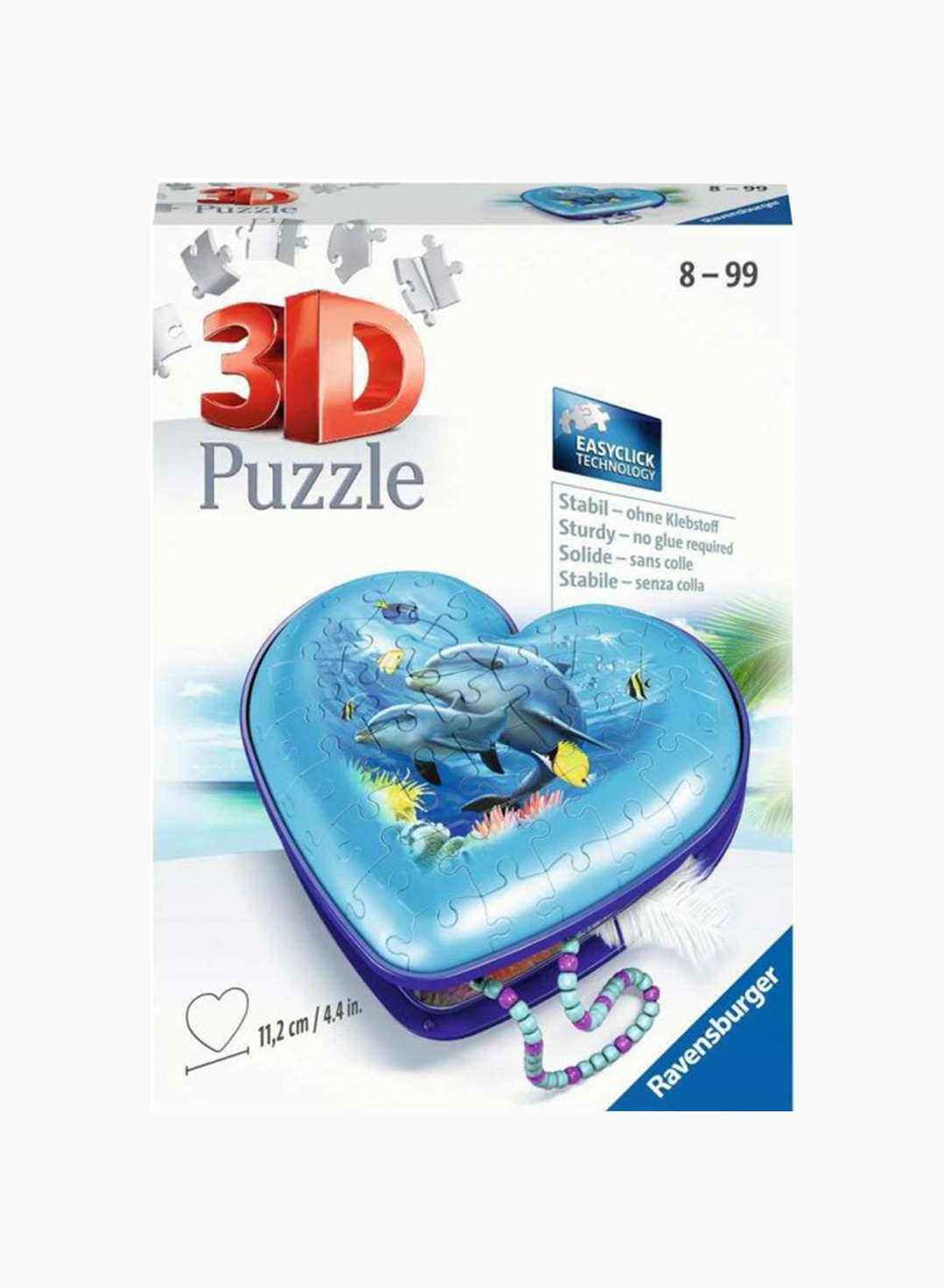 Ravensburger 3D Puzzle Heart box Underwater World 54p