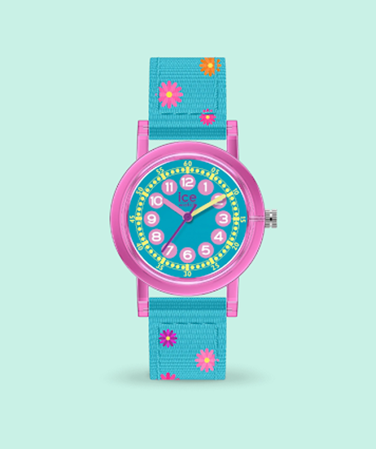 Children's watch «Ice-Watch» Ice Learning Pink Flowers / 024497