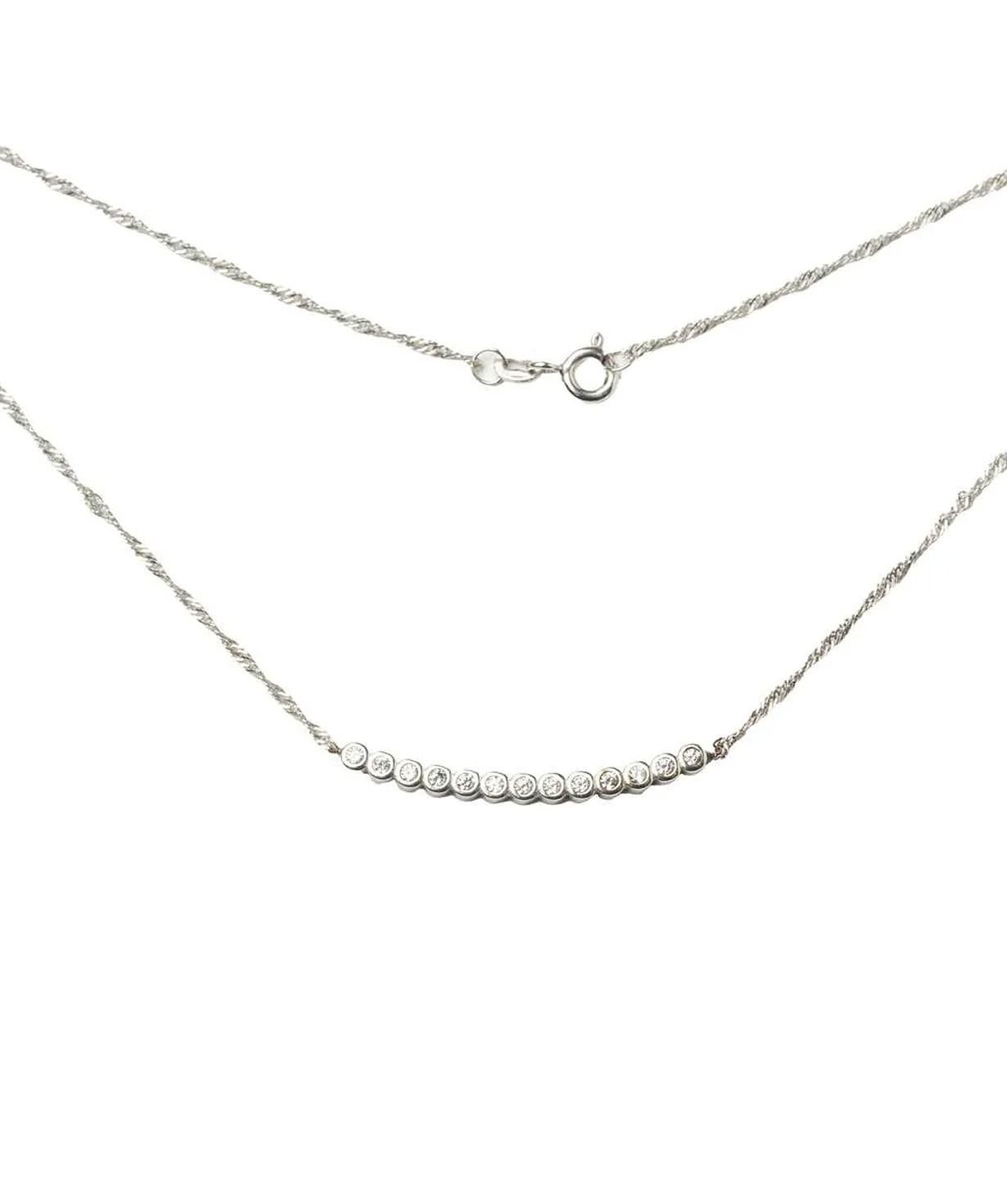 Silver necklace «SiaMoods» SN244