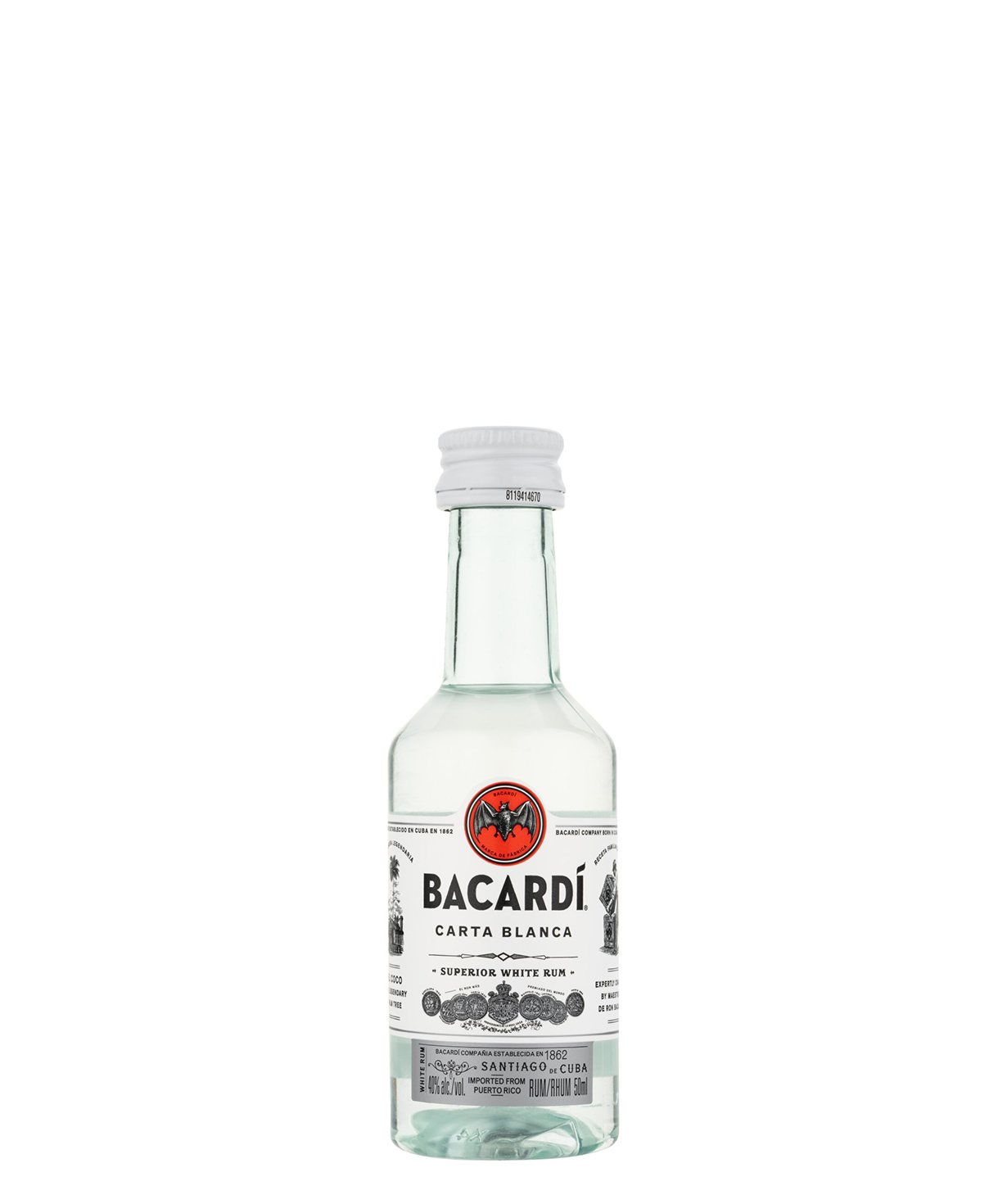 Rum Bacardi White 0.05 l