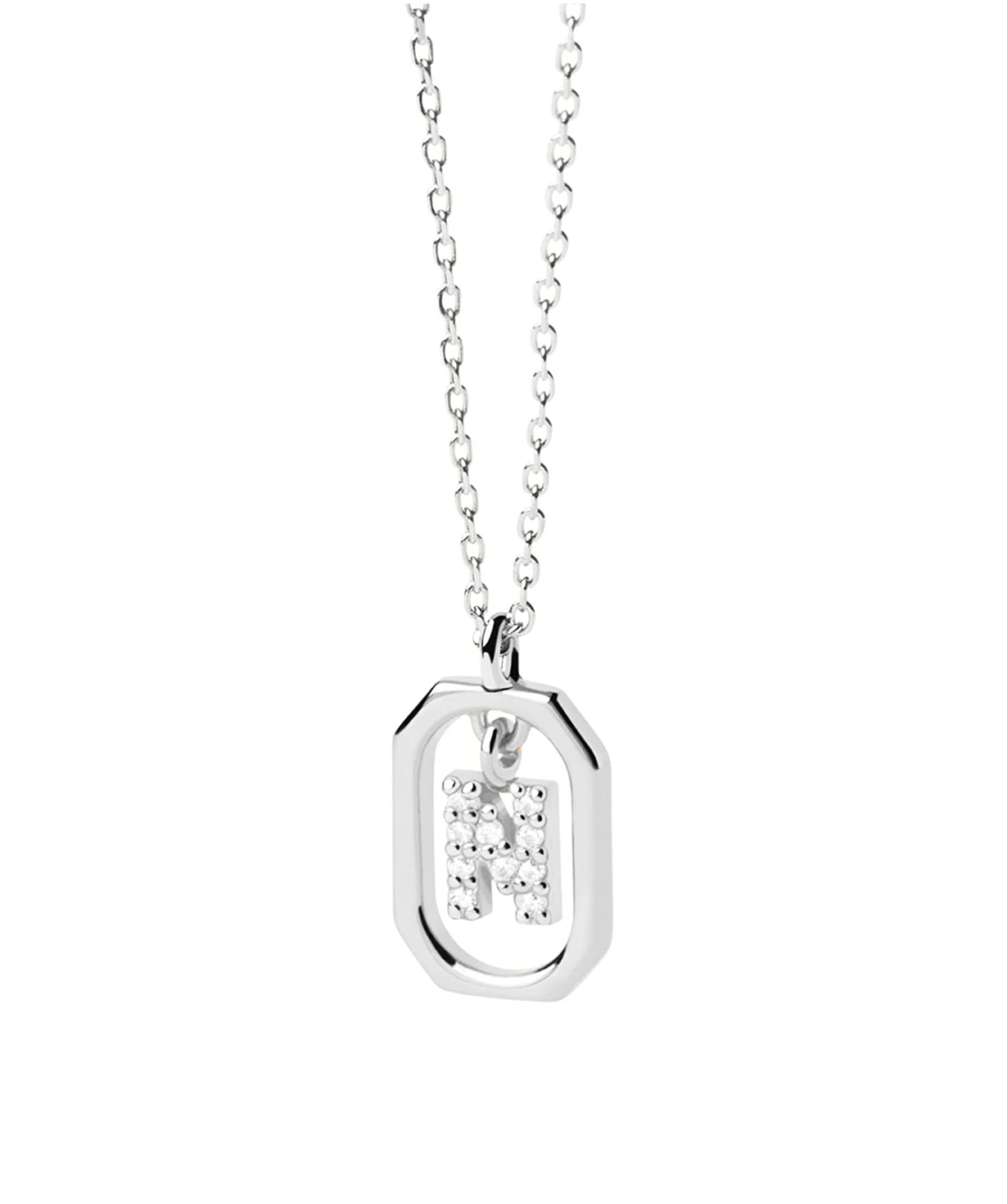 Silver necklace «PDPAOLA» CO02-525-U
