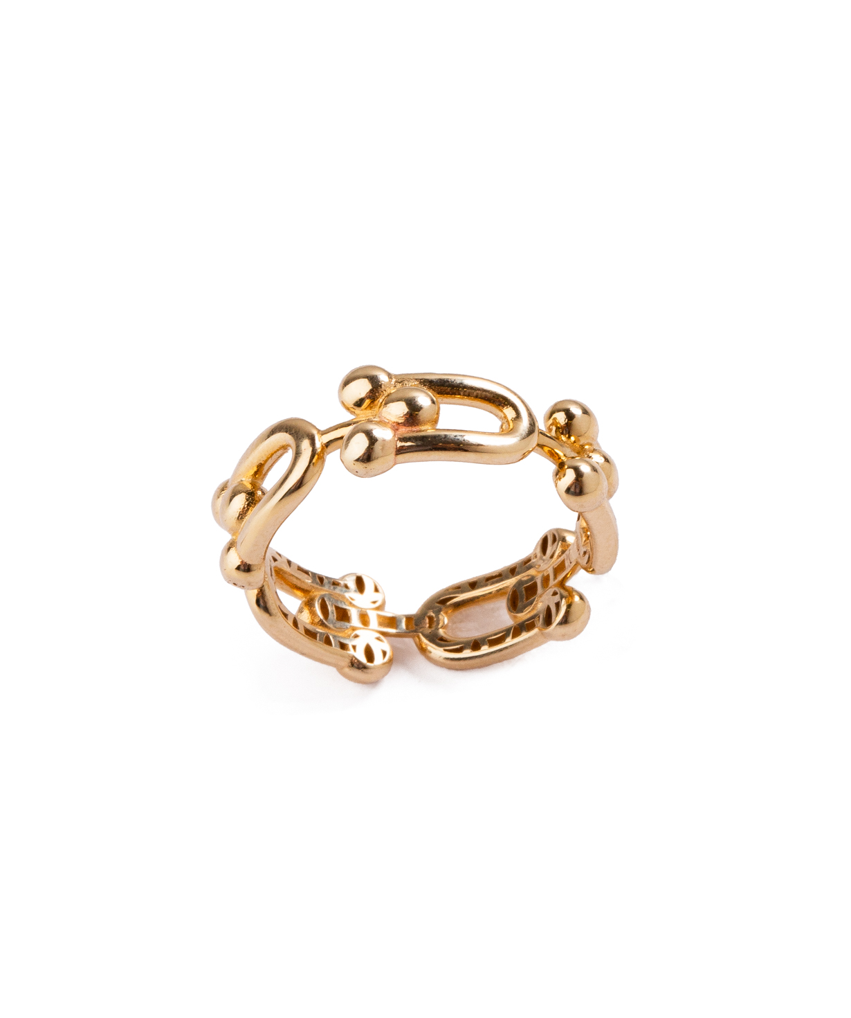 Ring `Less is more` gold №137