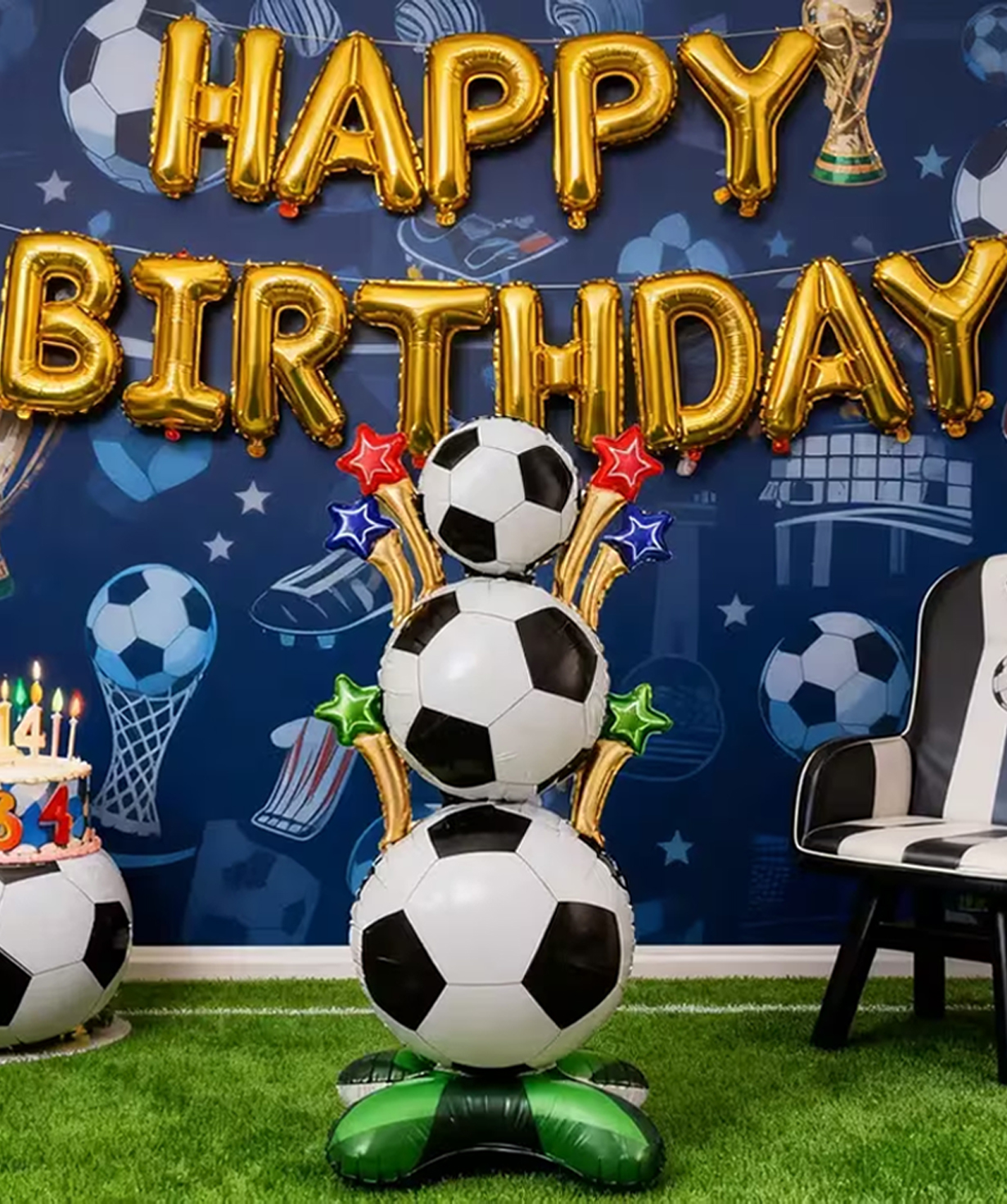 Воздушный шарик «Football» №5