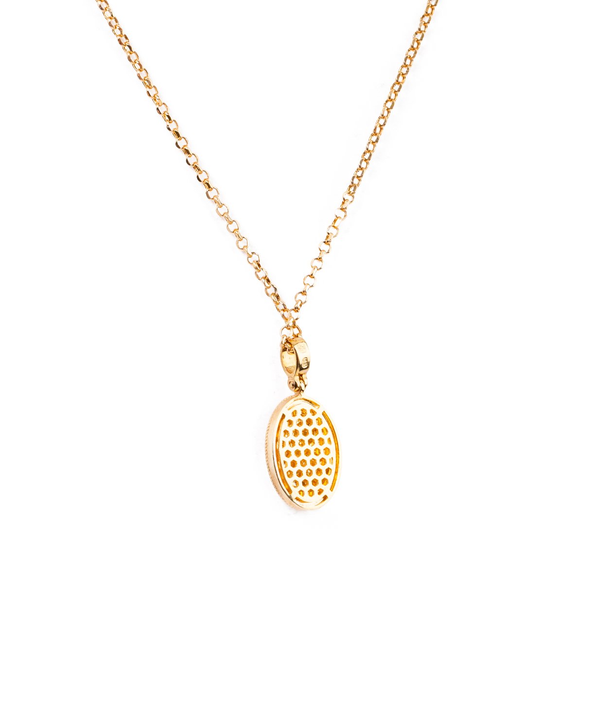 Pendant ''Less is more'' gold №123