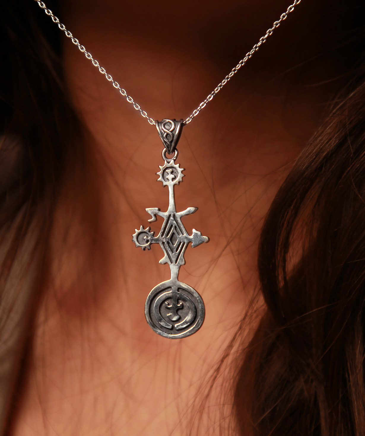 Ожерелье ''Вселенная'' из серебро