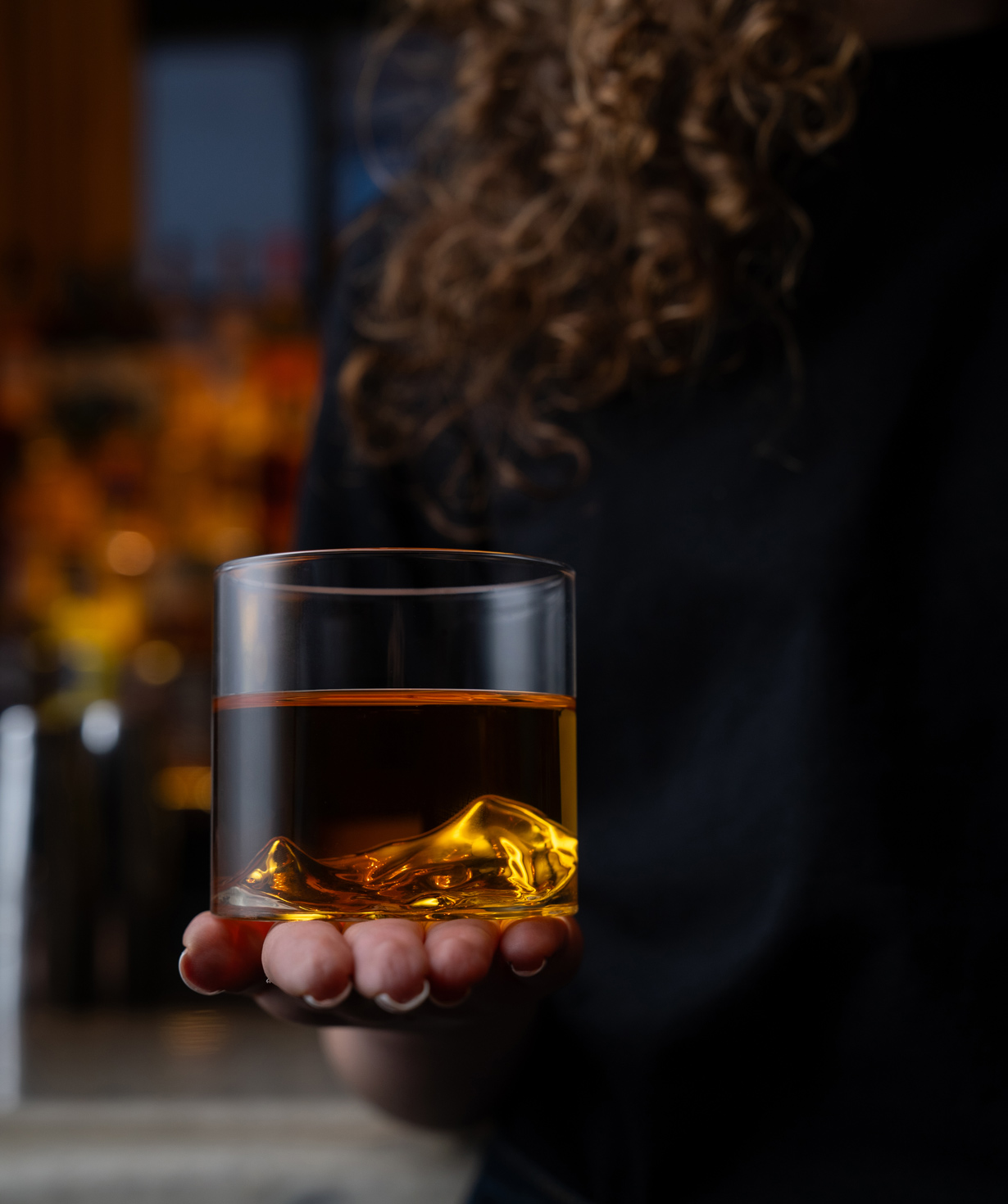 Glass «GAGAT Glass» Ararat 3D Gold