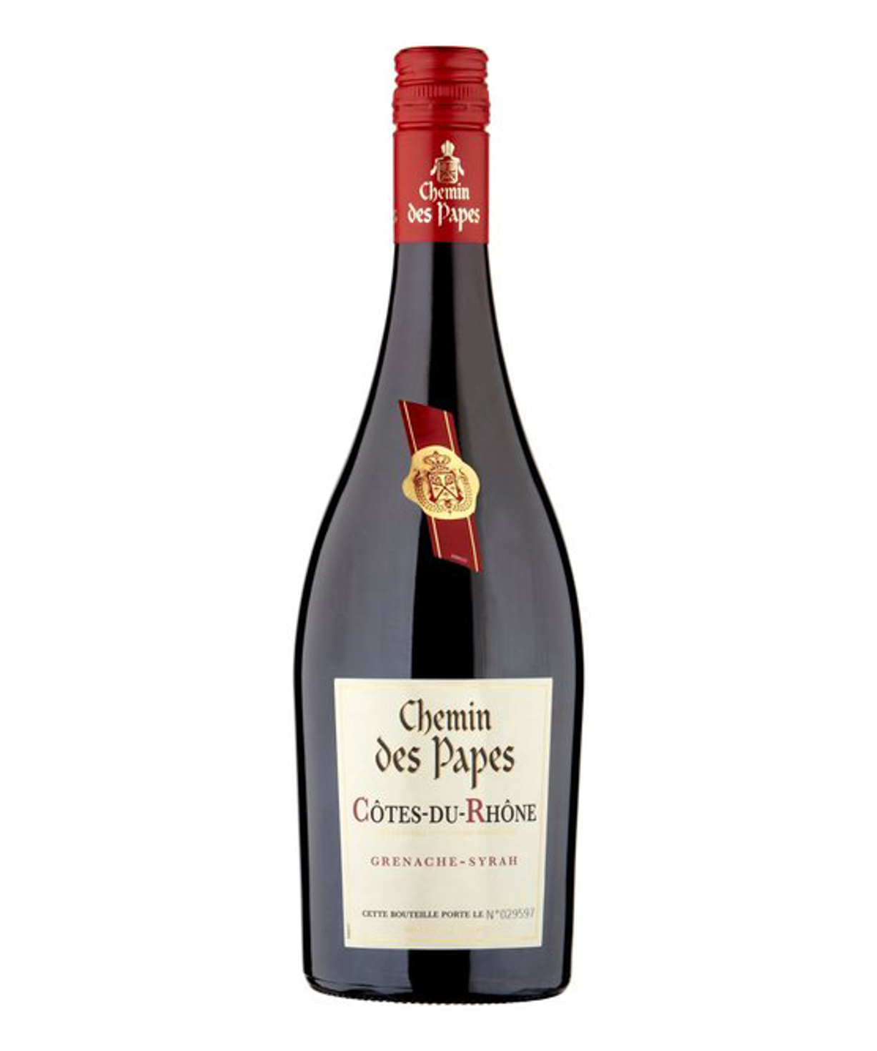 Вино `Cotes du Rhone Chemin` красное, сухое 750мл