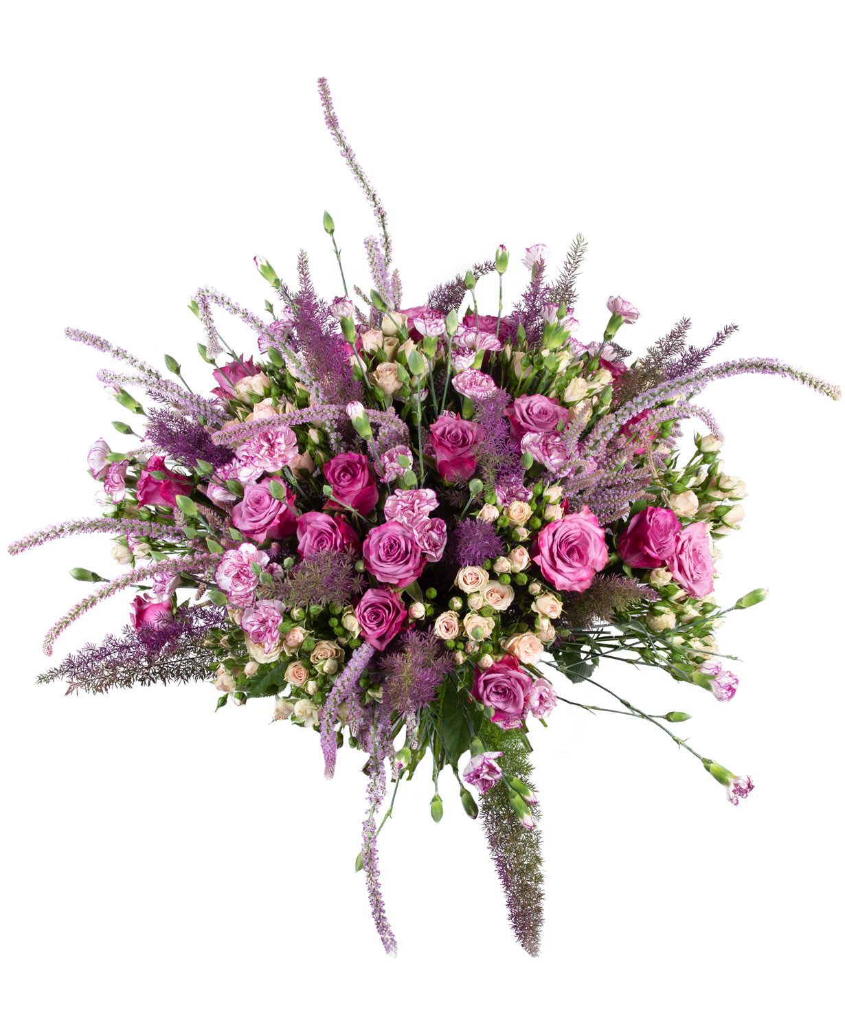 Bouquet ''Sombor'' with roses and cloves