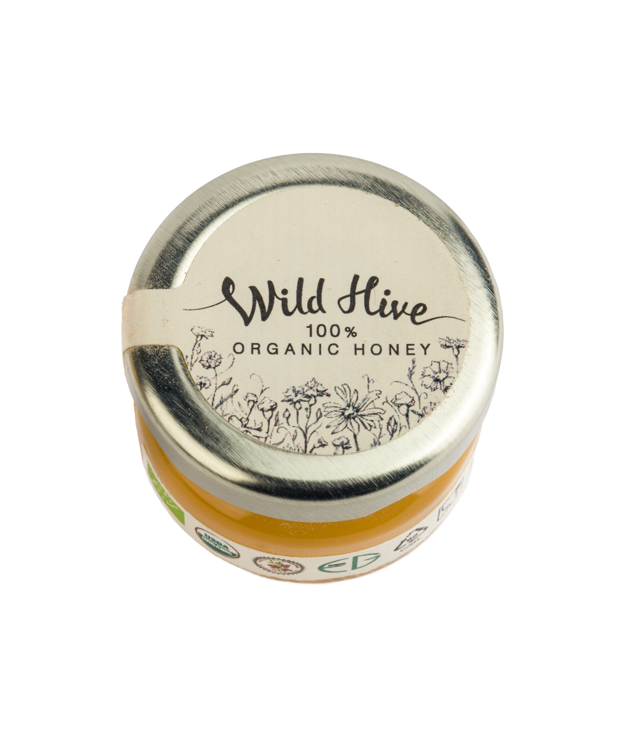 Mед `Wild Hive` 100% органический 30г