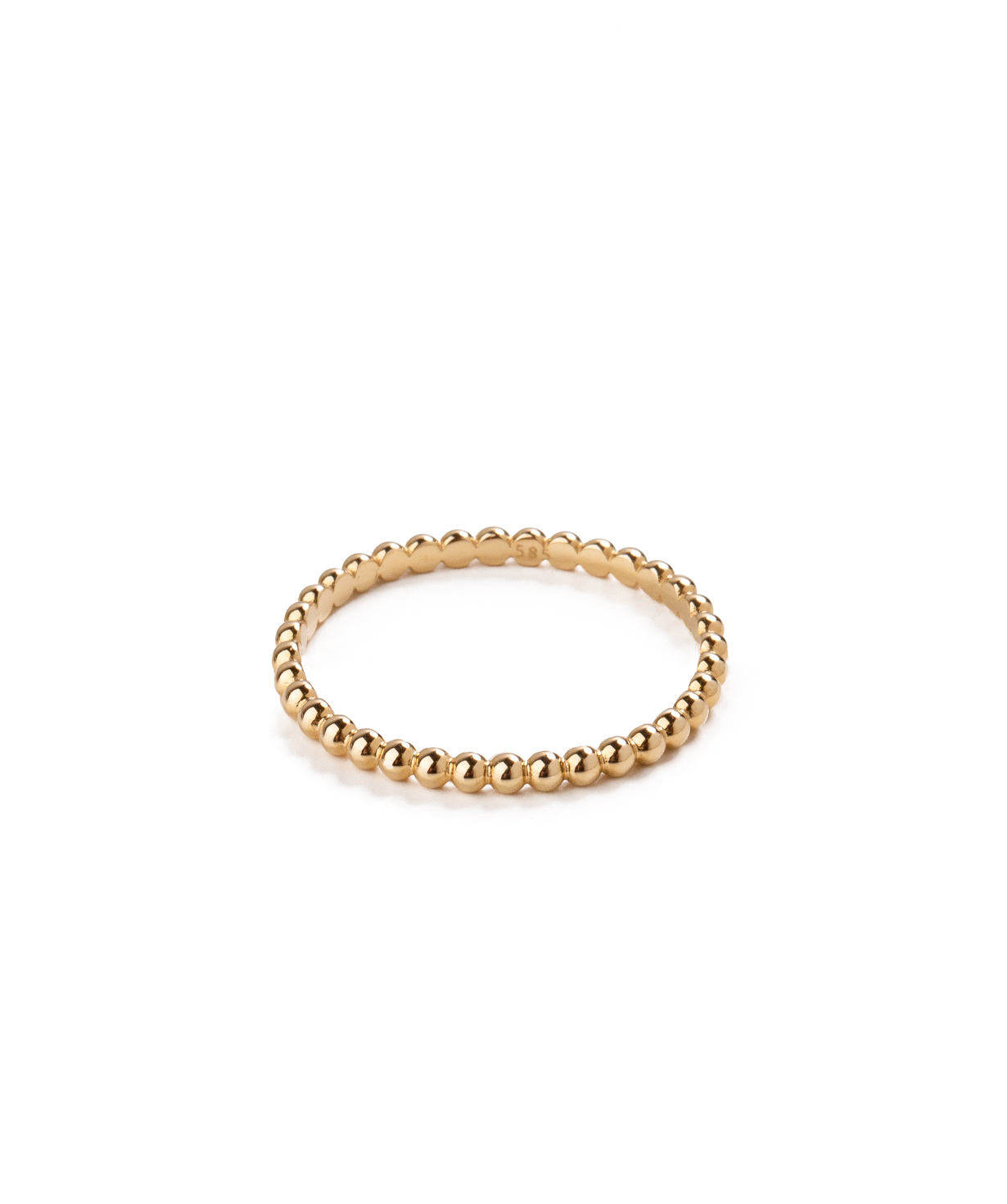 Ring `Less is more` gold №138