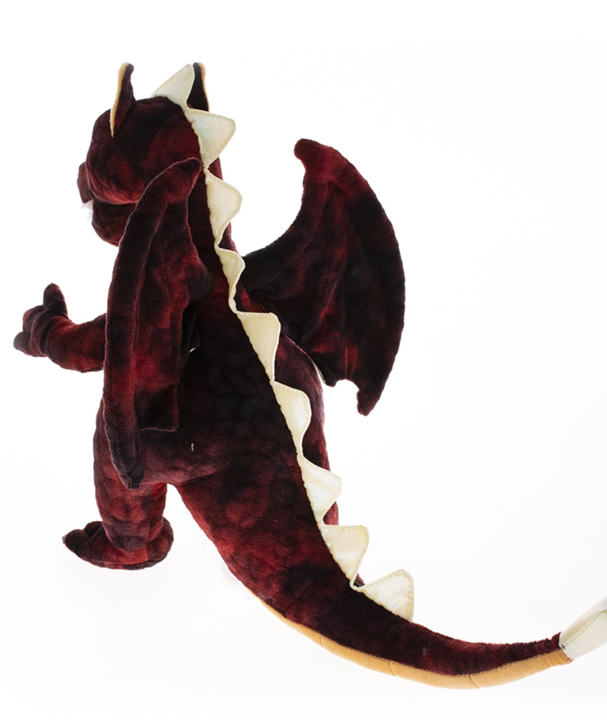 Soft toy dragon red