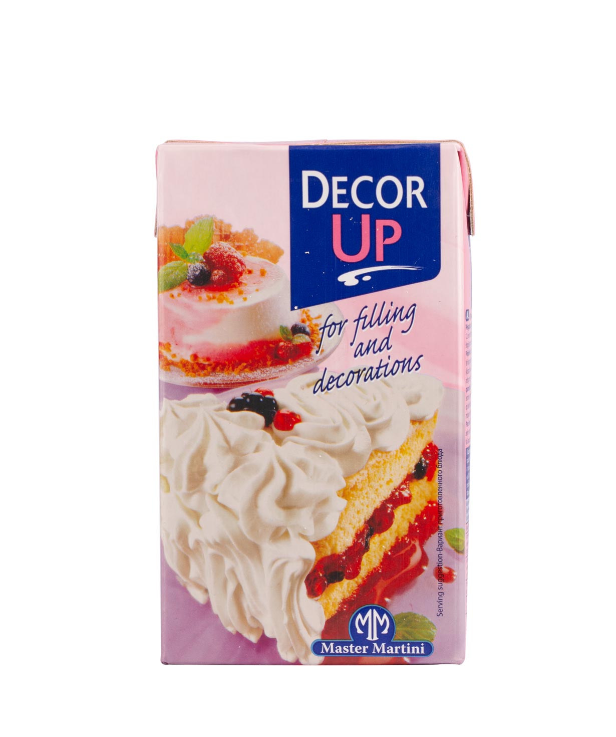 Whipped cream `Decor Up` 27% 1l