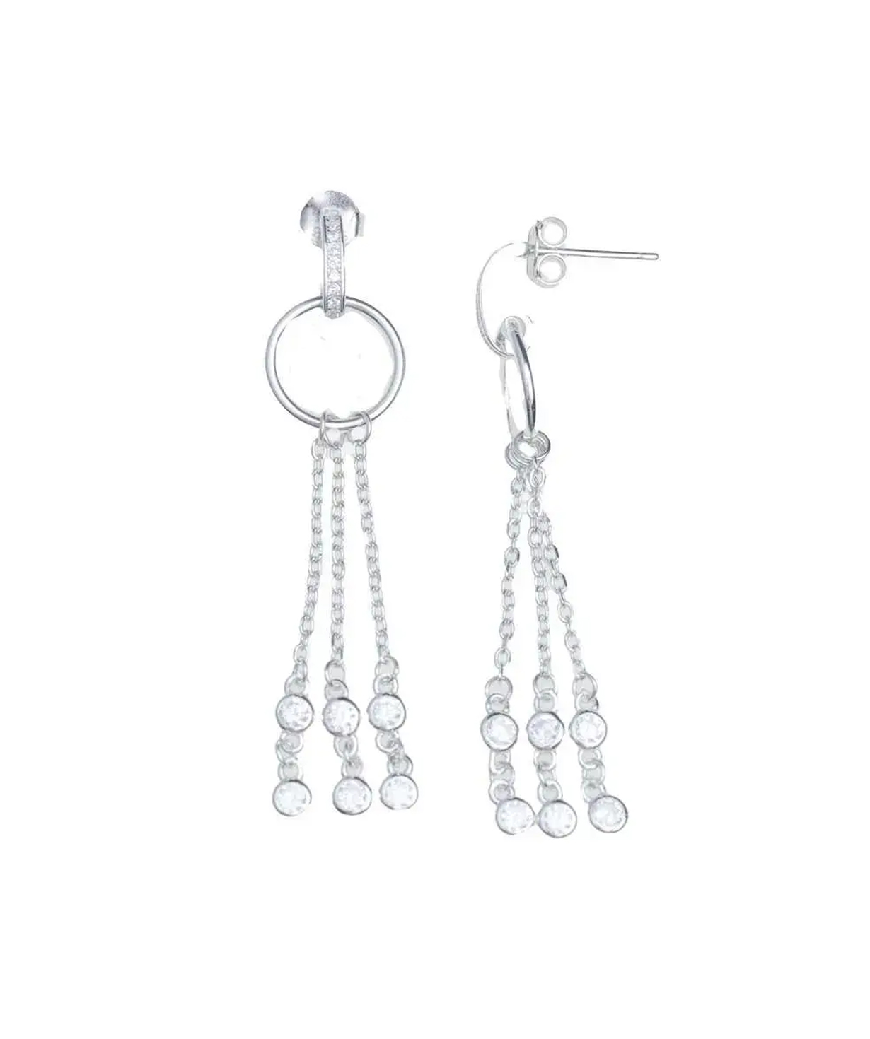 Silver earrings «SiaMoods» SE793