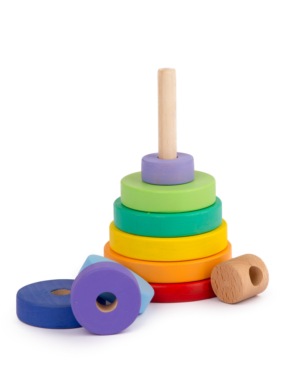 Игрушка `I'm wooden toys` башня 23 см №3
