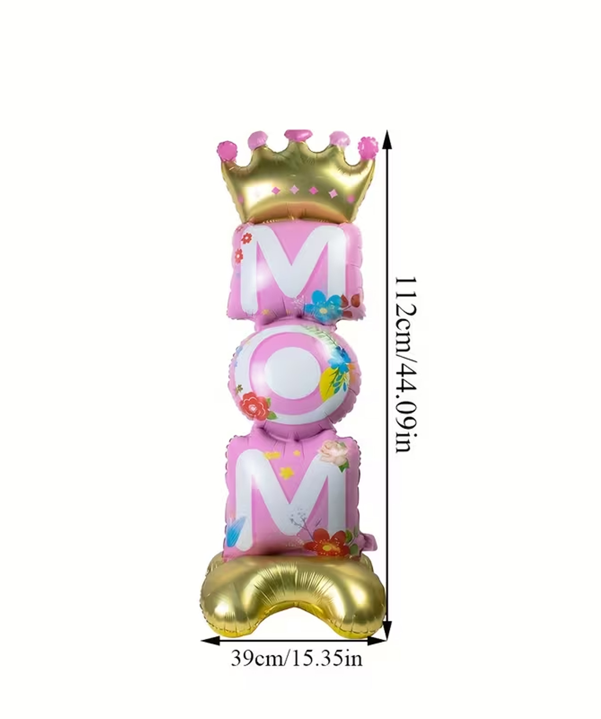 Воздушный шарик «MOM» №6