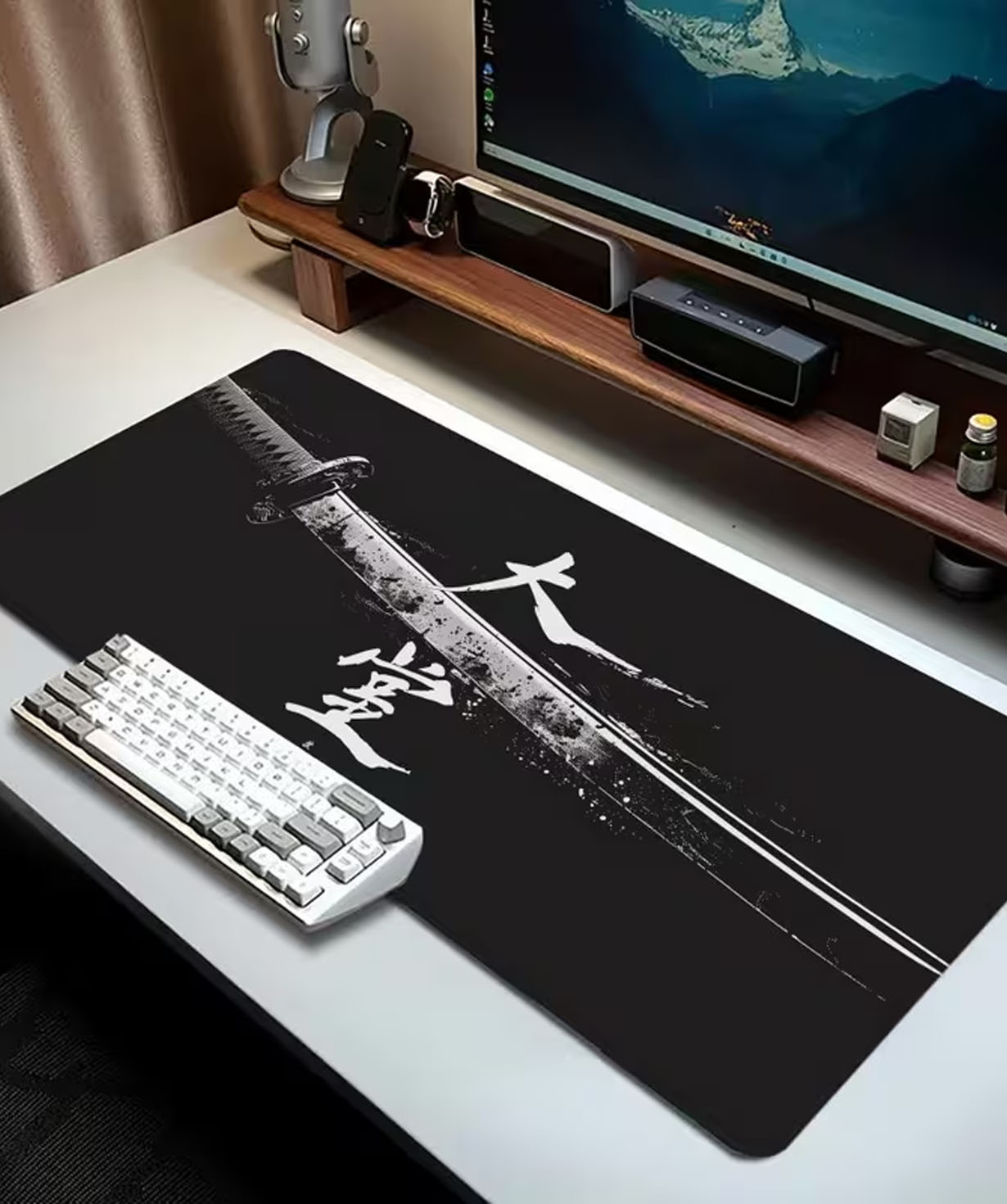 Mouse pad «Katana» gaming, №382 35x60 cm