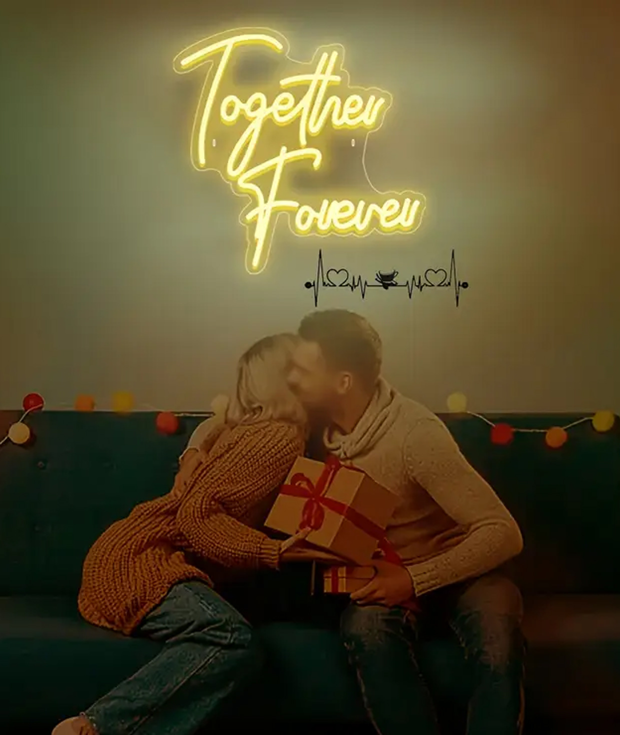 Neon light «Gift Store» Forever Together №137