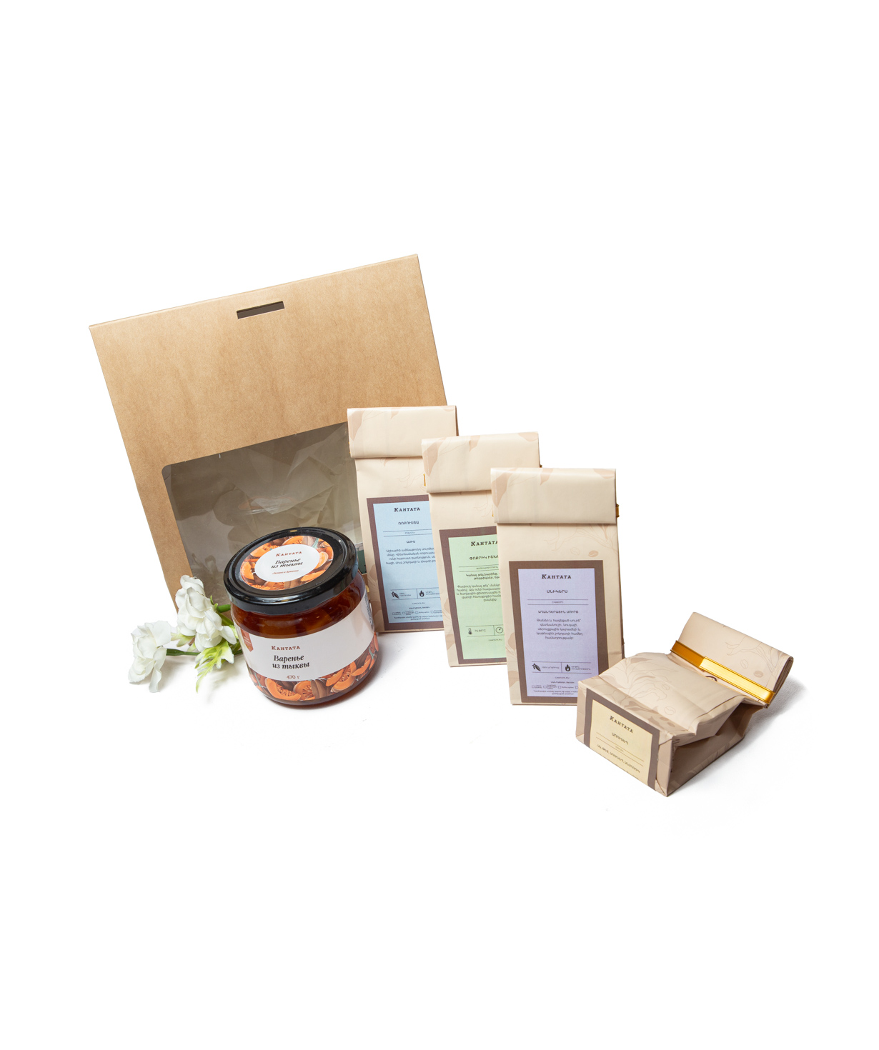 Gift box «Cantata» with coffee and tea №16