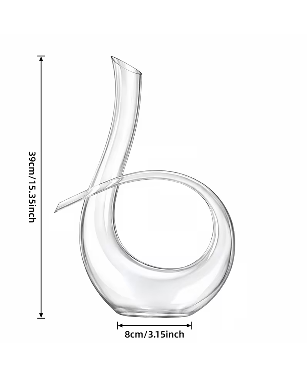Գինու դեկանտեր Swan №1301