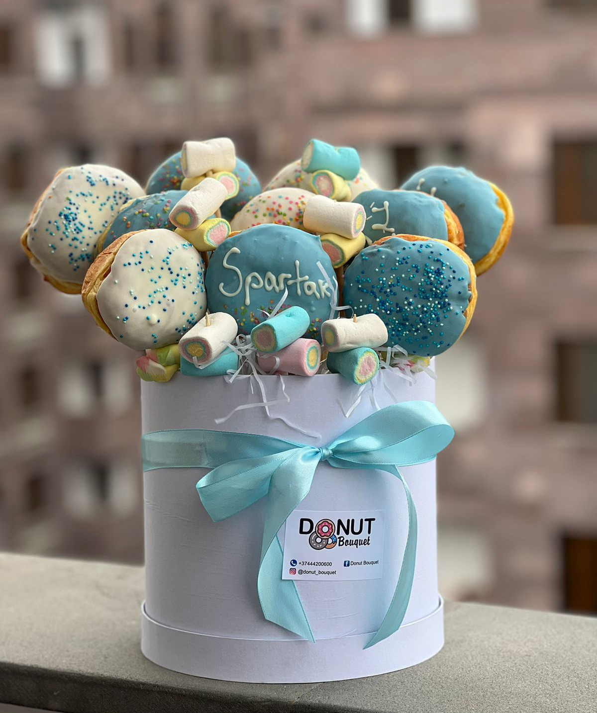 Композиция с пончиками ''Donut Bouquet'' №25