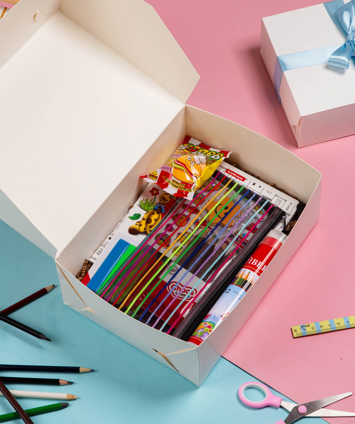 Подарочная коробка «THE BOX» школьная №528