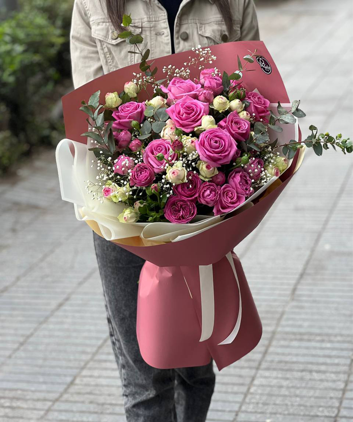 Bouquet «Punj» with roses №65