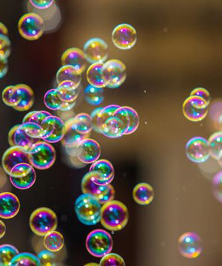 Soap bubbles for events