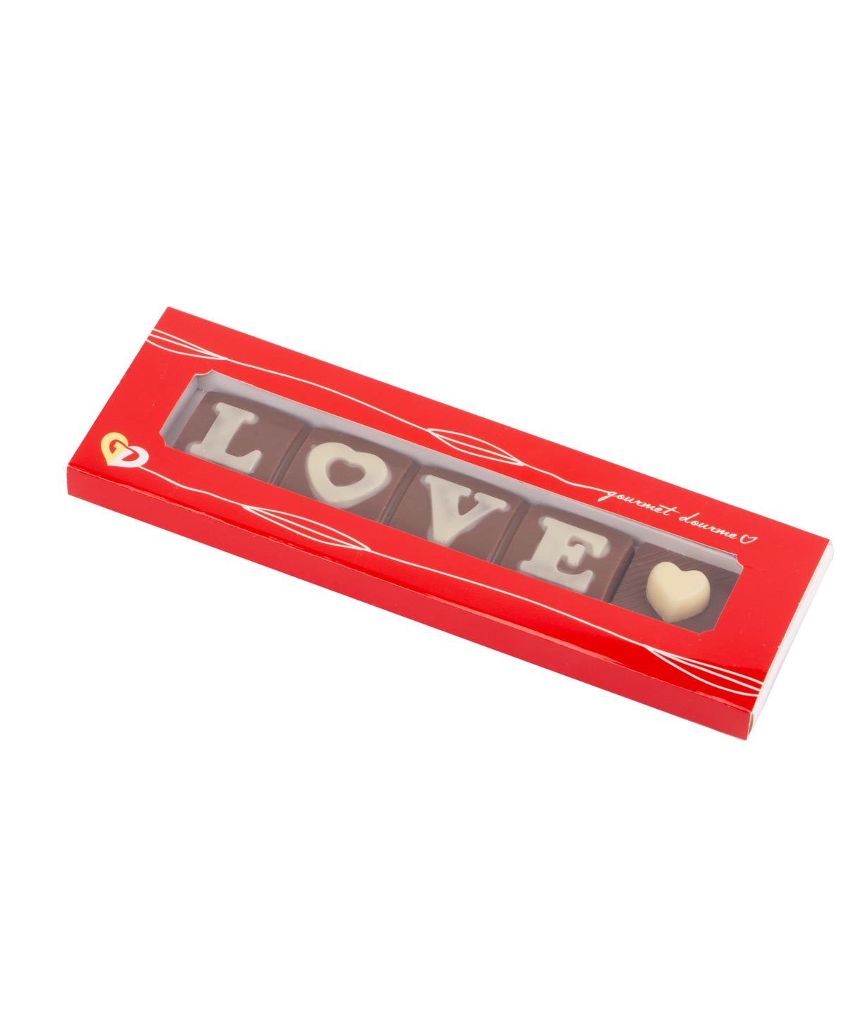 Коробка `Gourme Dourme` с шоколадными конфетами, Love
