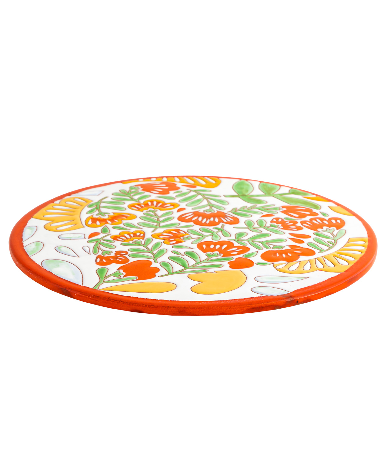 Сырная тарелка `ManeTiles` декоративная, керамическая №23