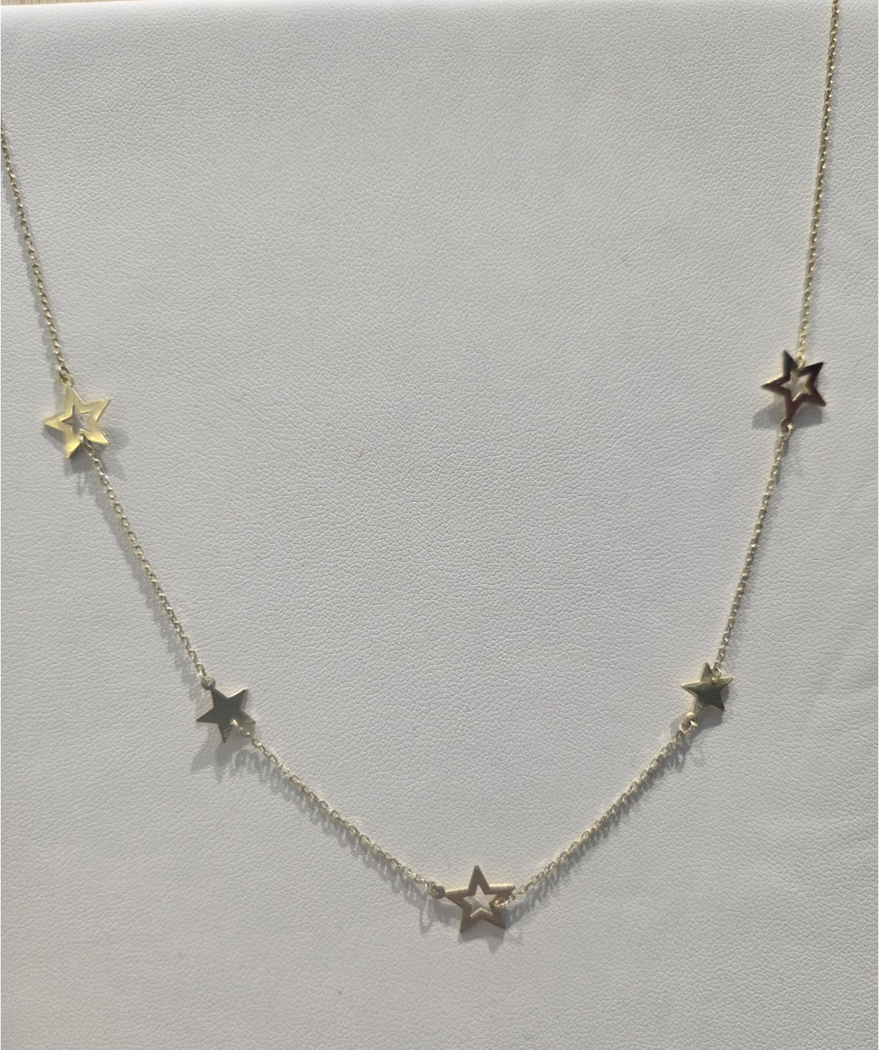 Վզնոց «Less is more» ոսկյա №164