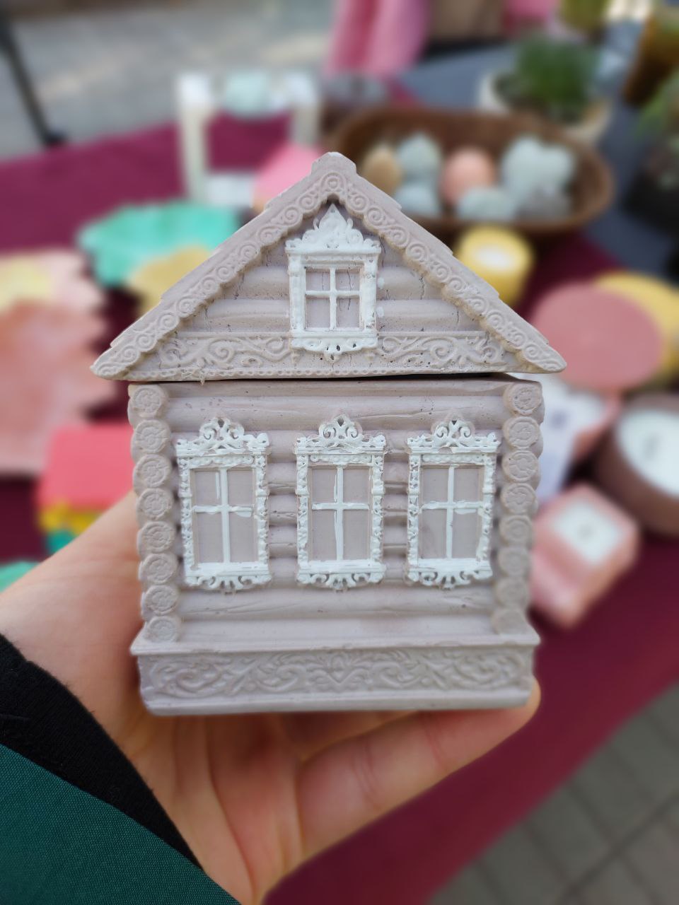 Свеча «Blue Moon» Домик нашего сердца