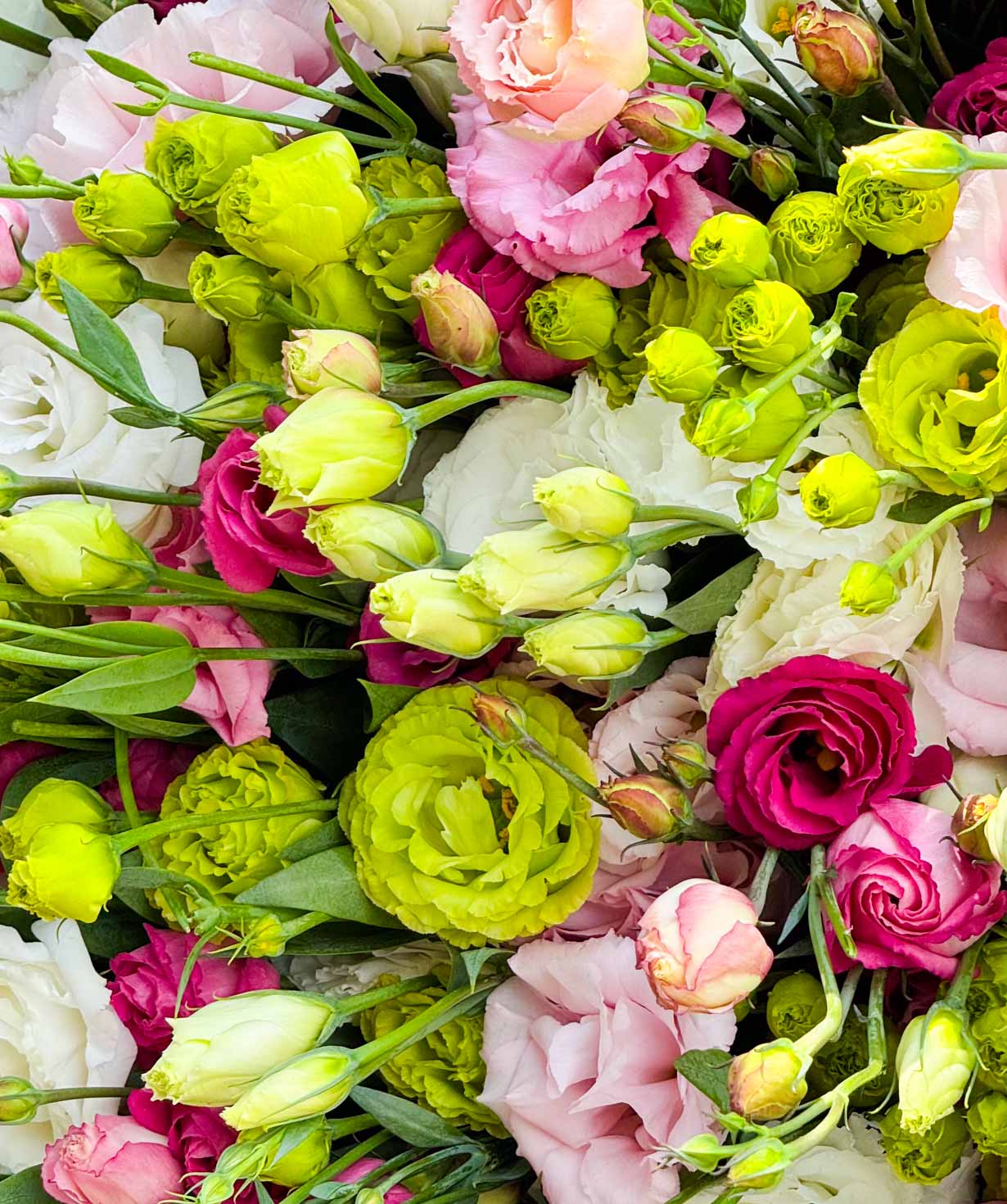 Bouquet «Altlandsberg» with lisianthus