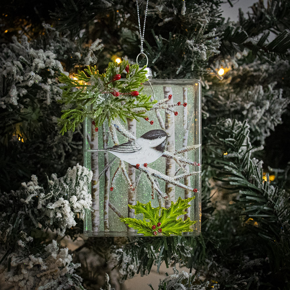 Christmas tree toy with a bird 13805