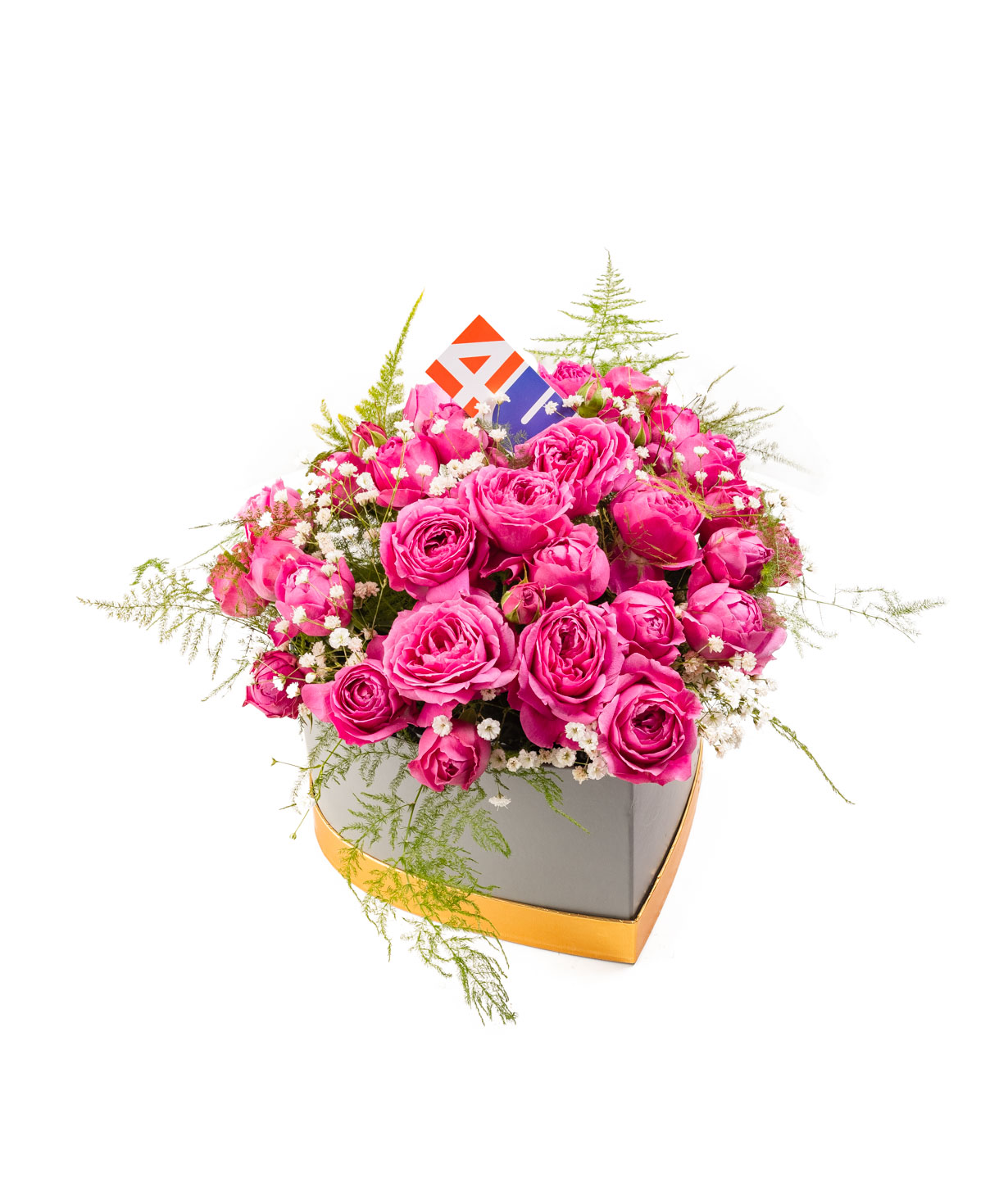 Композиция «Aube» из кустовых роз