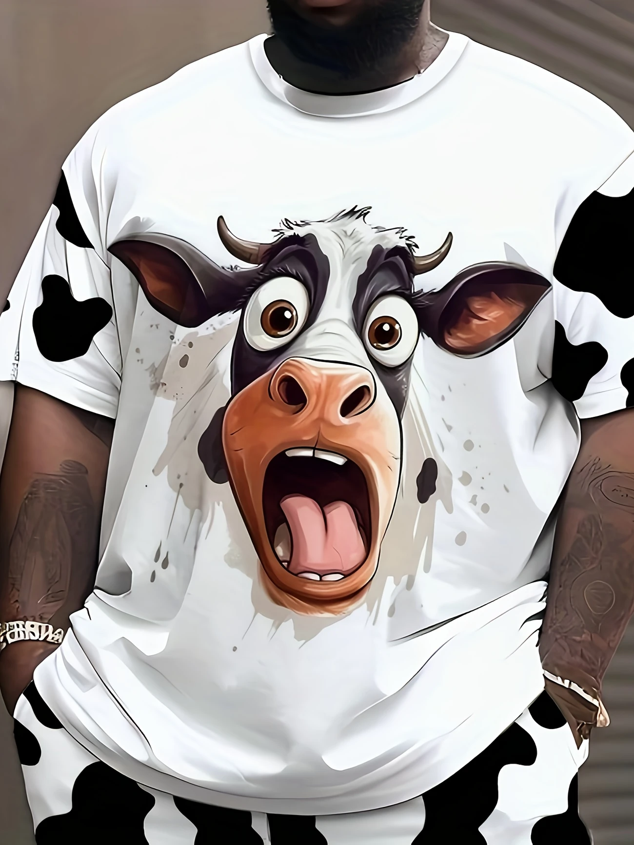 Men's T-shirt and shorts №989