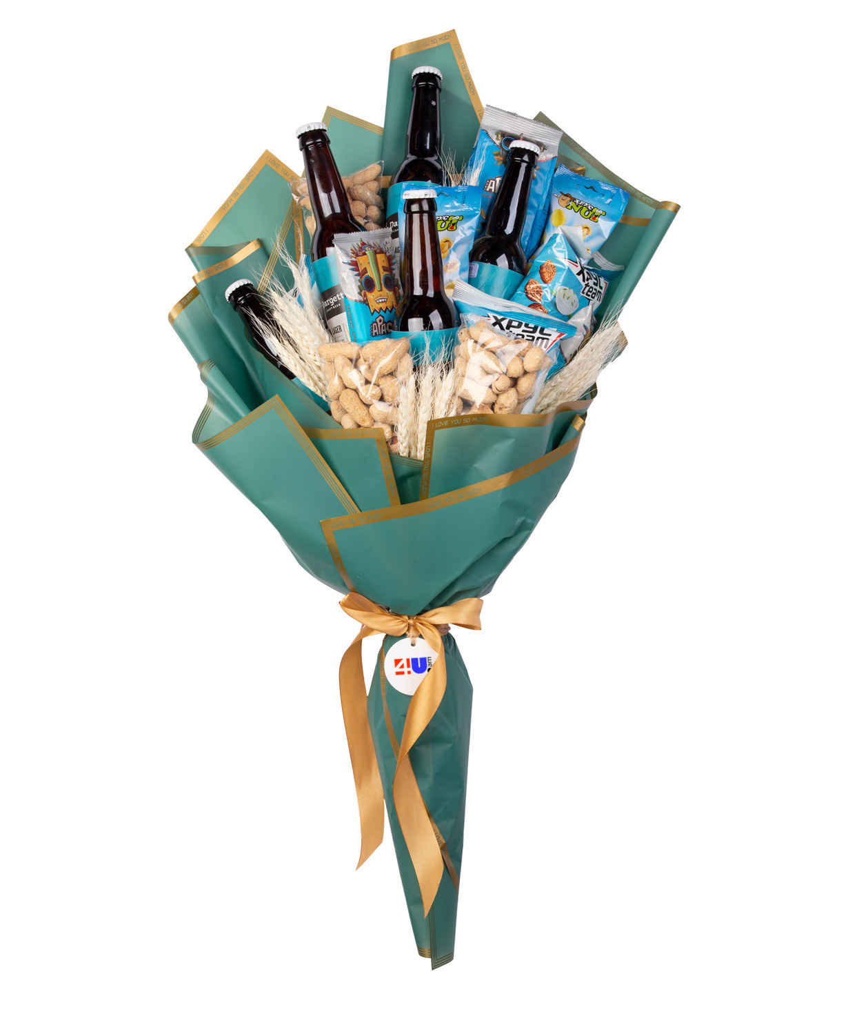 Bouquet «Nule» with beers and nuts