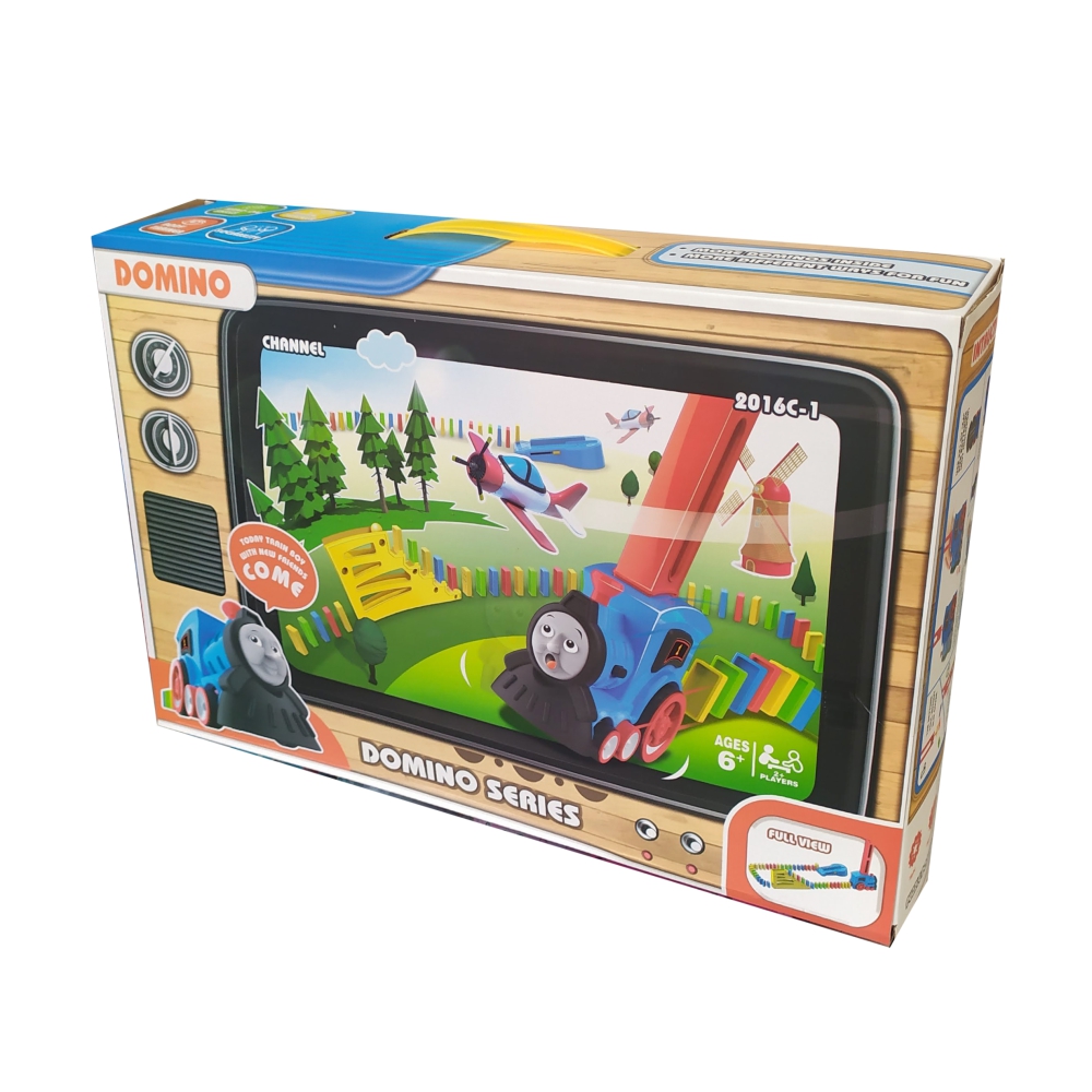 Collection `A steam engine with dominos`