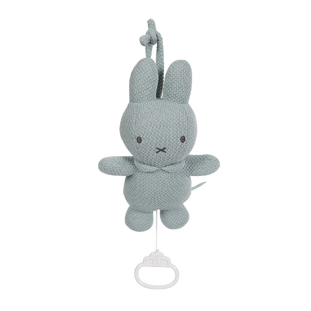 Pull string plush rabbit