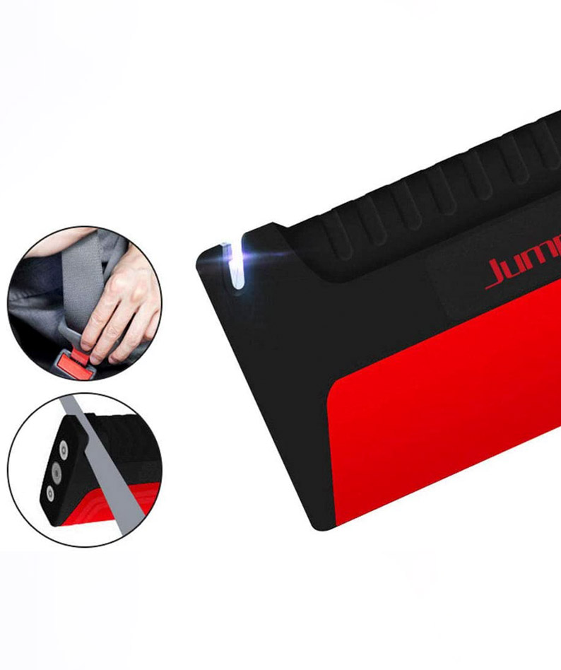 Multifunctional starter, flashlight, power bank ''Yoyo'' for car, motorcycle (12V, 16800Mah, red)