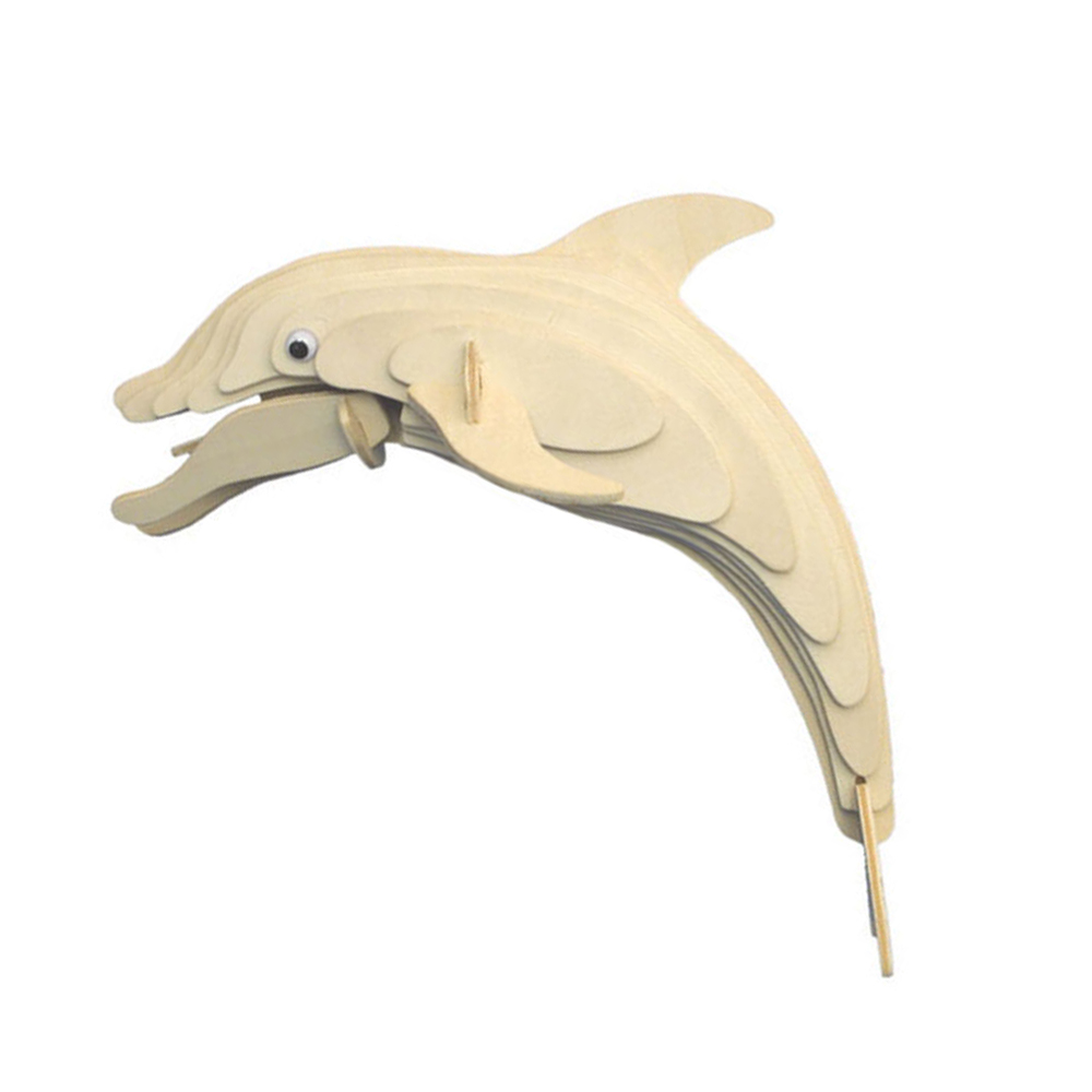 Wooden puzzle Dolphin