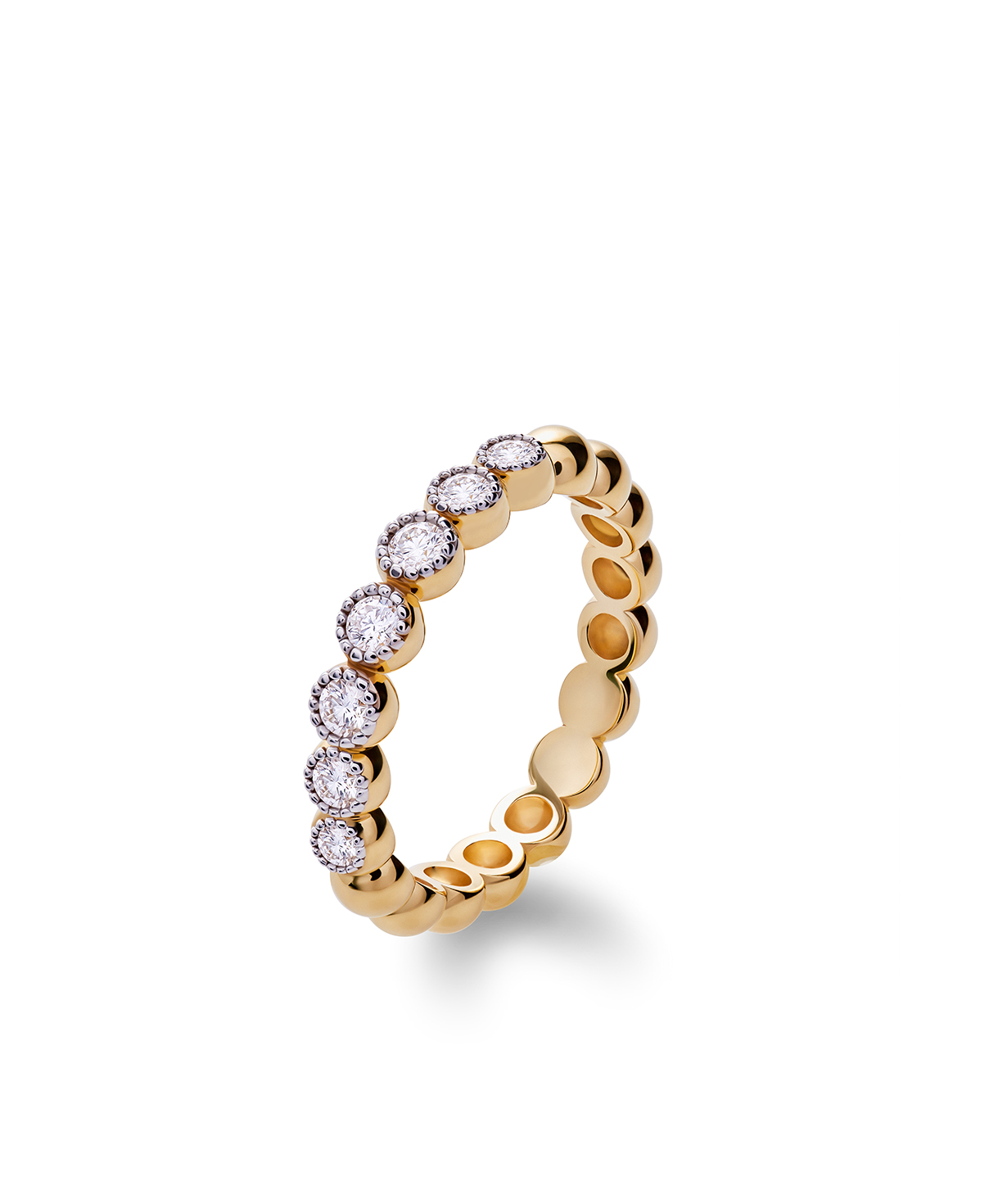 Кольцо `Lazoor` золотое, с бриллиантами №20