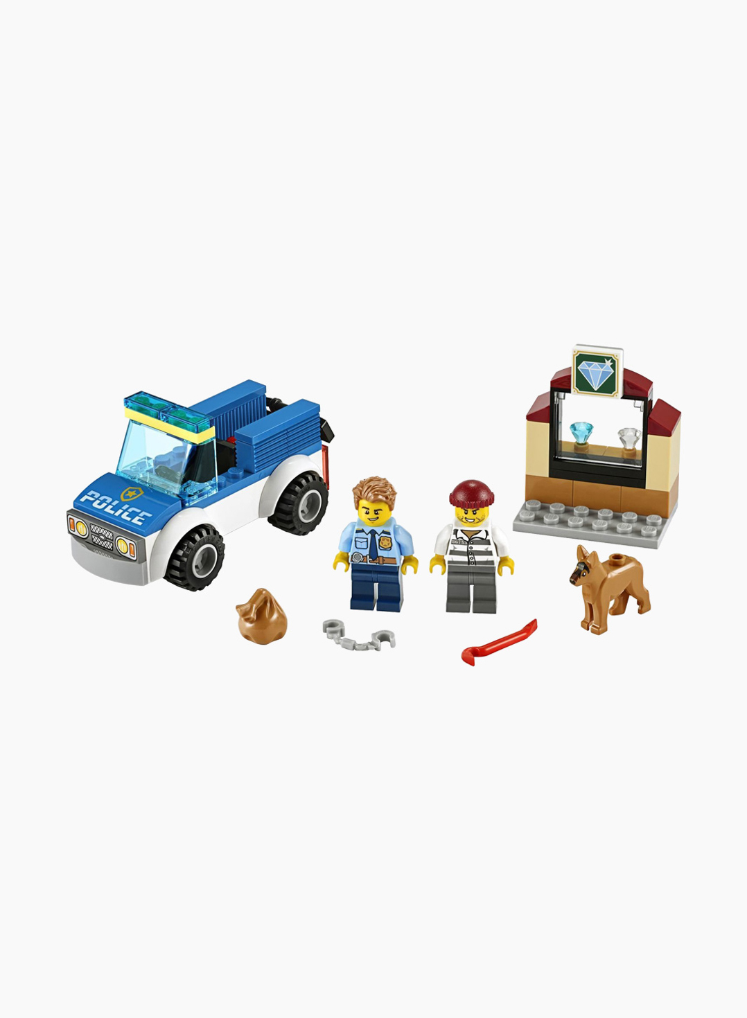 Lego City Конструктор Полицейский отряд с собакой