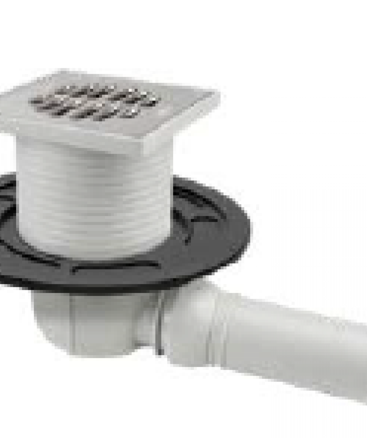 VALSIR VS0700360 FLOOR DRAIN W/COVER 120X120 HORIZONTAL OUT D50
