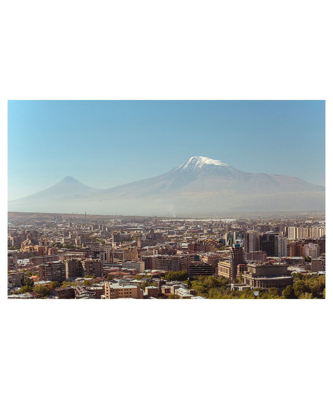 Art-print ''Ararat and Yerevan''