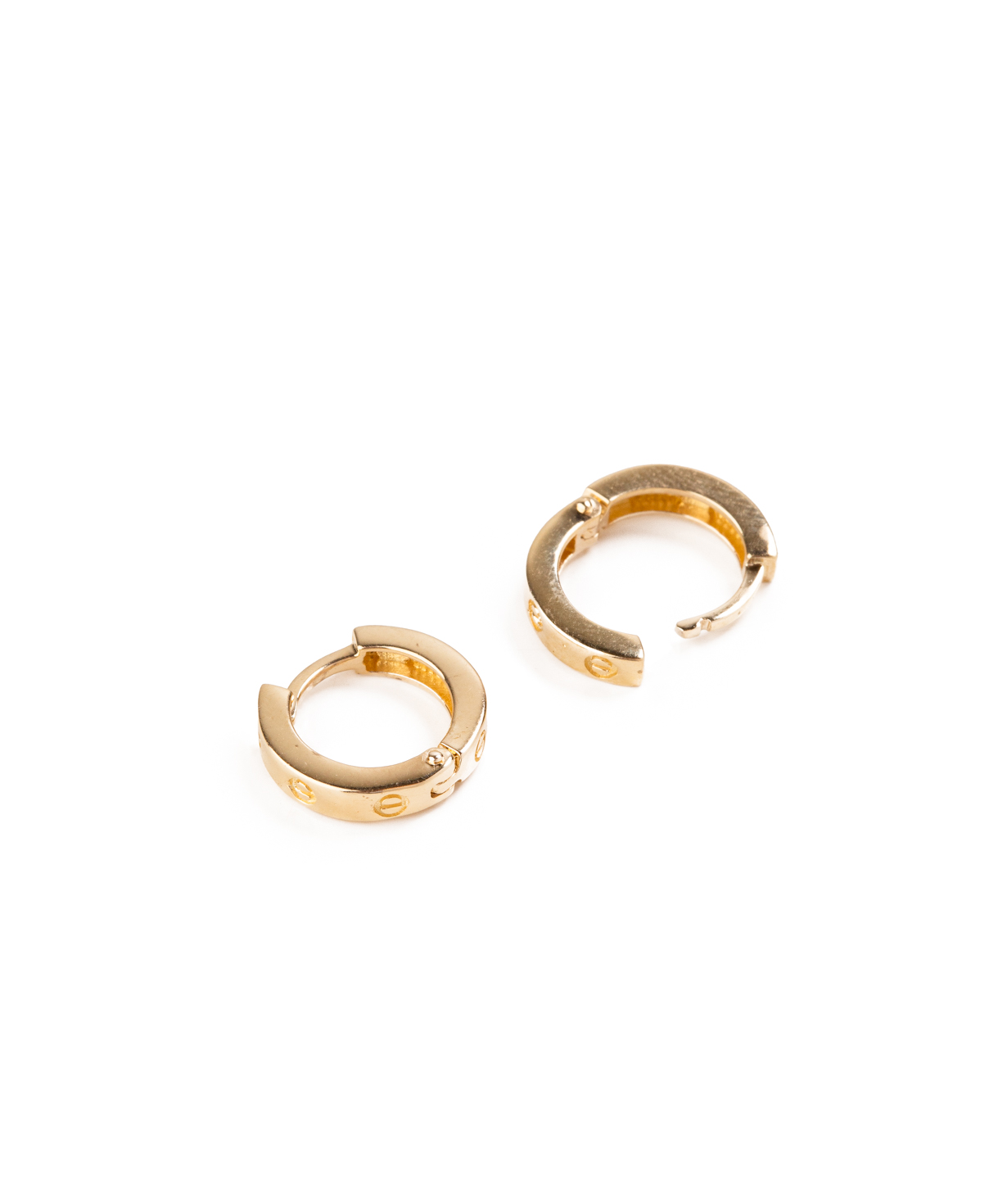 Earrings ''Less is more'' gold №108