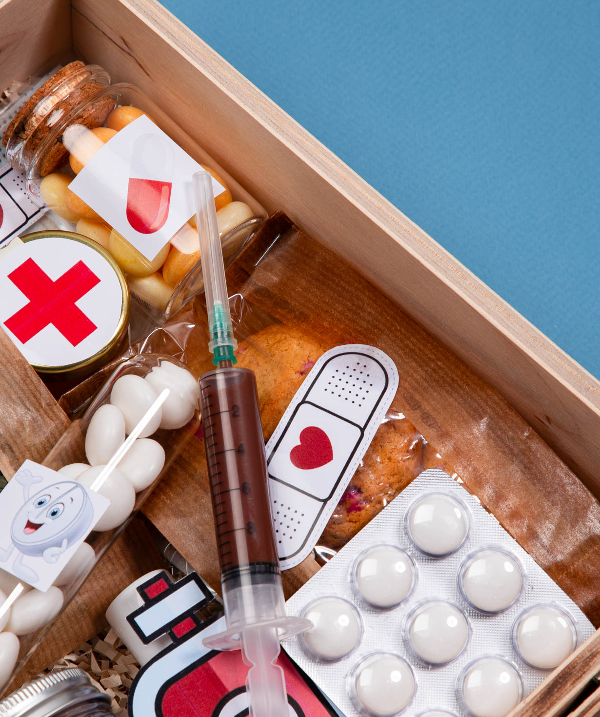 Gift box «THE BOX»  Get well soon №510
