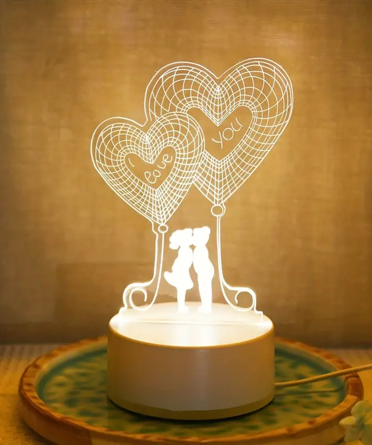 LED Lamp «Gift Store»  I Love You