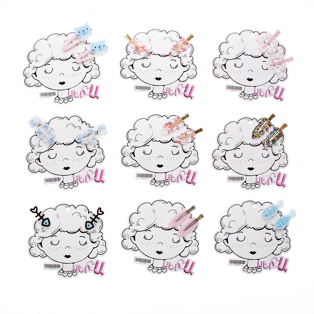 Children's hair clips 2 pieces SerA